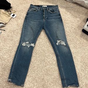 Redone Straight Leg Jeans